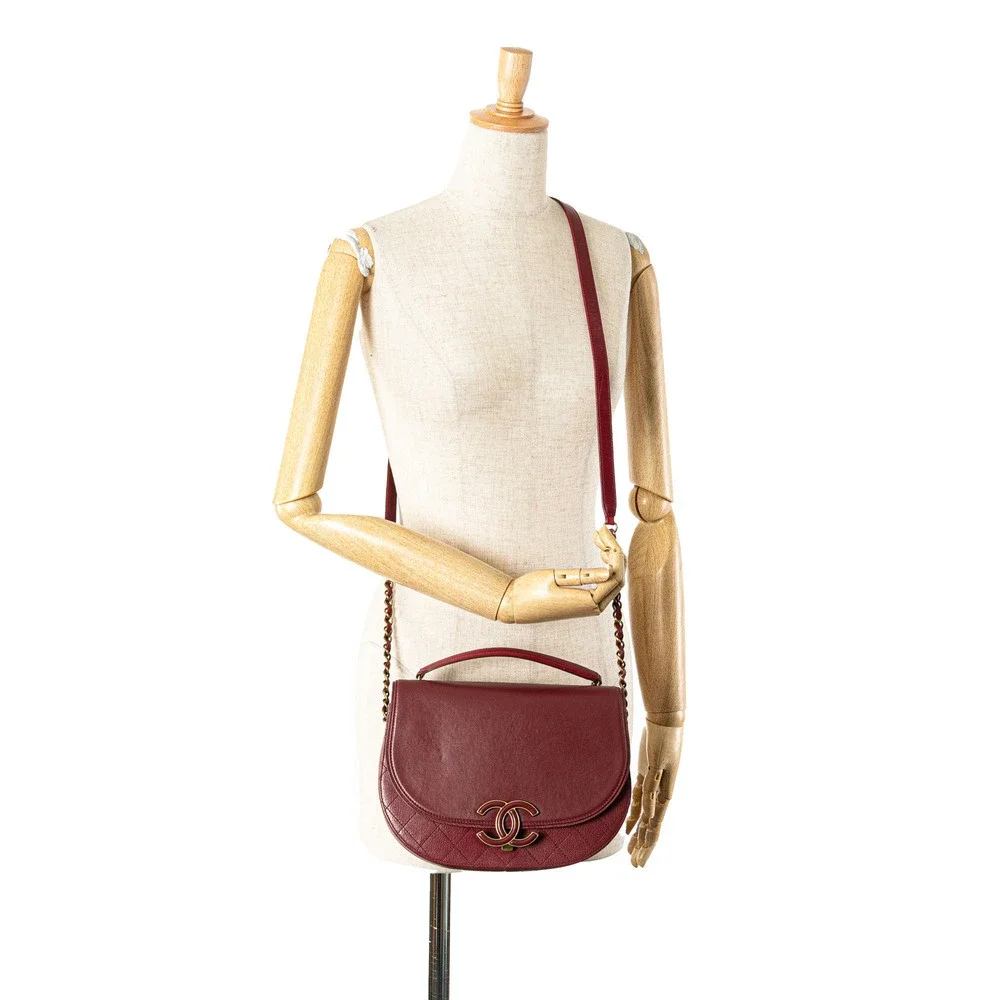 Pre-Loved Chanel Medium Calfskin Coco Curve Flap